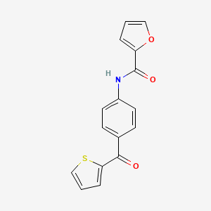 2-Furancarboxamide, N-[4-(2-thienylcarbonyl)phenyl]-