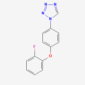 1-[4-(2-fluorophenoxy)phenyl]-1H-tetrazole