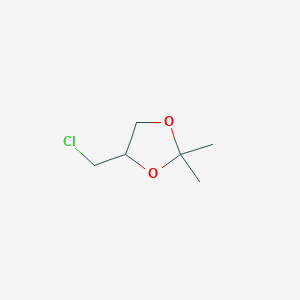 molecular formula C6H11ClO2 B114739 4-(Chloromethyl)-2,2-dimethyl-1,3-dioxolane CAS No. 4362-40-7