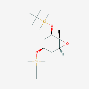 molecular formula C₁₉H₄₀O₃Si₂ B1147395 (1R,2S,4R,6R)-2,4-双(叔丁基二甲基甲硅烷基氧基)-1-甲基-环己烷 1,2-环氧化物 CAS No. 121289-20-1