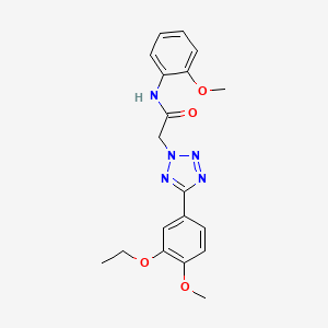 2-[5-(3-ethoxy-4-methoxyphenyl)-2H-tetrazol-2-yl]-N-(2-methoxyphenyl)acetamide