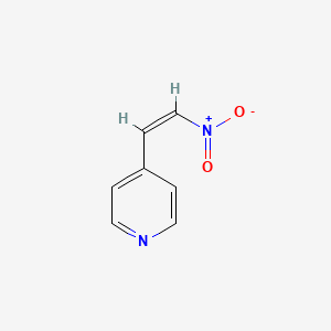 B1147405 4-[(Z)-2-nitroethenyl]pyridine CAS No. 157765-25-8