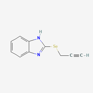 molecular formula C10H8N2Se B11474092 2-(2-propynylselanyl)-1H-benzimidazole 