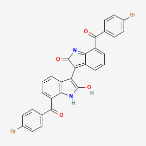 B1147414 7,7'-Bis(4-bromobenzoyl) Isoindigo CAS No. 1798431-98-7