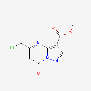 Methyl 5-(chloromethyl)-7-oxo-6,7-dihydropyrazolo[1,5-a]pyrimidine-3-carboxylate