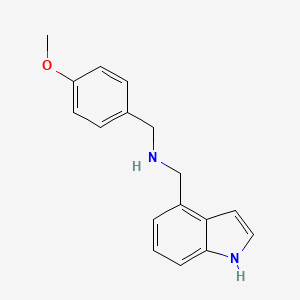 1-(1H-indol-4-yl)-N-(4-methoxybenzyl)methanamine