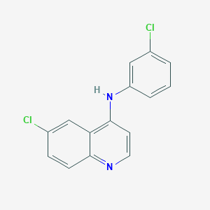 6-chloro-N-(3-chlorophenyl)quinolin-4-amine