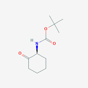 molecular formula C11H19NO3 B1147441 (S)-N-Boc-2-aminocyclohexanone CAS No. 145106-47-4
