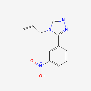 3-(3-Nitrophenyl)-4-(prop-2-en-1-yl)-4H-1,2,4-triazole