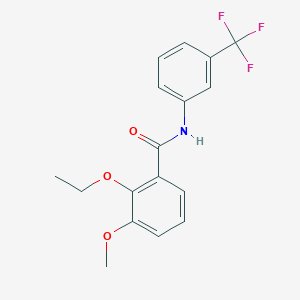 2-ethoxy-3-methoxy-N-[3-(trifluoromethyl)phenyl]benzamide