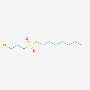 molecular formula C11H23BrO2S B11475062 1-[(3-Bromopropyl)sulfonyl]octane 