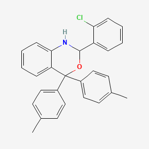 4,4-bis(4-methylphenyl)-2-(2-chlorophenyl)-1H,2H-benzo[d]1,3-oxazine