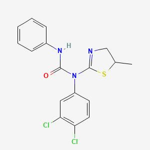 N-(3,4-Dichlorophenyl)-N-(5-methyl-4,5-dihydro-1,3-thiazol-2-yl)-N'-phenylurea