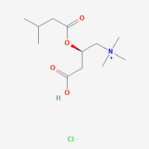molecular formula C₁₂H₂₄ClNO₄ B1147544 Isovaleryl l-carnitine chloride CAS No. 139144-12-0
