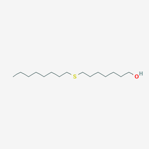 7-(Octylsulfanyl)heptan-1-ol