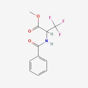 methyl 3,3,3-trifluoro-N-(phenylcarbonyl)alaninate