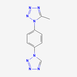 5-methyl-1-[4-(1H-tetrazol-1-yl)phenyl]-1H-tetrazole