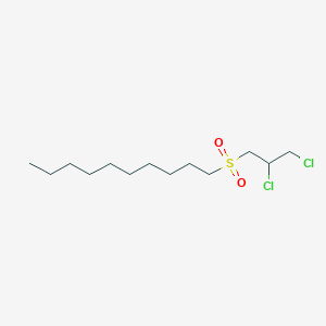 1-[(2,3-Dichloropropyl)sulfonyl]decane