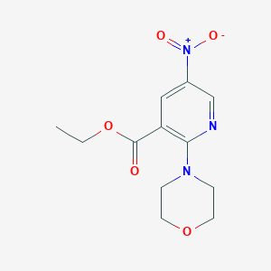 Ethyl 2-(morpholin-4-yl)-5-nitropyridine-3-carboxylate