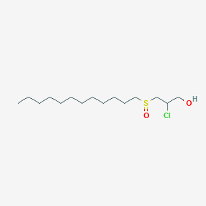 2-Chloro-3-(dodecylsulfinyl)propan-1-ol