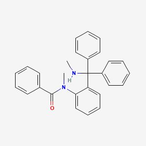 N-methyl-N-{2-[(methylamino)diphenylmethyl]phenyl}benzamide