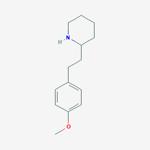 2-[2-(4-Methoxyphenyl)ethyl]piperidine