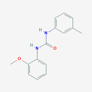 molecular formula C15H16N2O2 B11475736 1-(2-Methoxyphenyl)-3-(3-methylphenyl)urea 