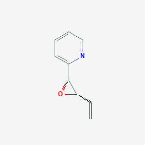 molecular formula C9H9NO B1147592 2-[(2R,3S)-3-Vinyl-2-oxiranyl]pyridine CAS No. 132356-09-3