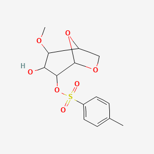 3-Hydroxy-2-methoxy-6,8-dioxabicyclo[3.2.1]oct-4-yl 4-methylbenzenesulfonate (non-preferred name)