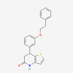 7-[3-(2-phenylethoxy)phenyl]-6,7-dihydrothieno[3,2-b]pyridin-5(4H)-one