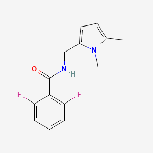 N-[(1,5-dimethyl-1H-pyrrol-2-yl)methyl]-2,6-difluorobenzamide