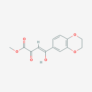 methyl (2Z)-4-(2,3-dihydro-1,4-benzodioxin-6-yl)-2-hydroxy-4-oxobut-2-enoate