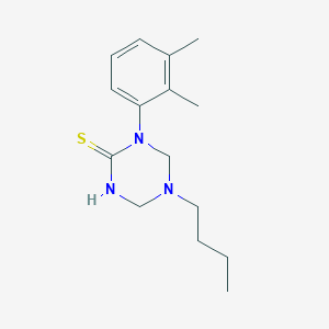 5-Butyl-1-(2,3-dimethylphenyl)-1,3,5-triazinane-2-thione