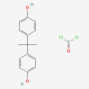 molecular formula (C₁₈H₂₀O₃)n .  (HCl)n B1147626 Carbonyl dichloride;4-[2-(4-hydroxyphenyl)propan-2-yl]phenol CAS No. 25971-63-5