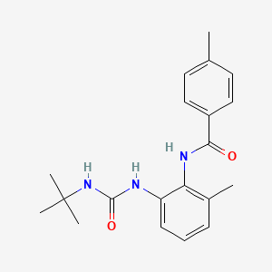 N-{2-[(tert-butylcarbamoyl)amino]-6-methylphenyl}-4-methylbenzamide