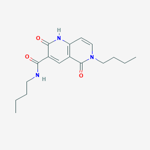 molecular formula C17H23N3O3 B11476301 N,6-dibutyl-2,5-dioxo-1,2,5,6-tetrahydro-1,6-naphthyridine-3-carboxamide 