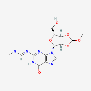 B1147636 N-[(Dimethylamino)methylene]-2',3'-O-(methoxymethylene)guanosine CAS No. 1315092-28-4