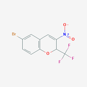 6-bromo-3-nitro-2-(trifluoromethyl)-2H-chromene