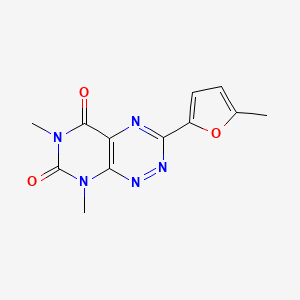 6,8-dimethyl-3-(5-methylfuran-2-yl)pyrimido[5,4-e][1,2,4]triazine-5,7(6H,8H)-dione