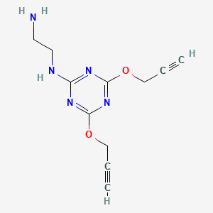 N-(2-aminoethyl)-N-[4,6-bis(2-propynyloxy)-1,3,5-triazin-2-yl]amine