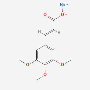 B1147647 Sodium 3,4,5-Trimethoxycinnamate CAS No. 127427-04-7