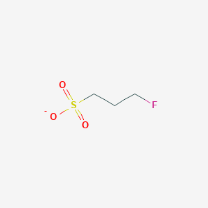 molecular formula C3H6FO3S- B114765 3-Fluoropropanesulfonate CAS No. 144335-51-3