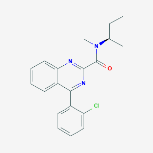 molecular formula C20H20ClN3O B1147650 N-((2R)-2-丁基)-4-(2-氯苯基)-N-甲基-2-喹唑啉羧酰胺 CAS No. 1373887-29-6