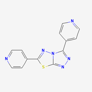 [1,2,4]Triazolo[3,4-b][1,3,4]thiadiazole, 3,6-di(4-pyridinyl)-