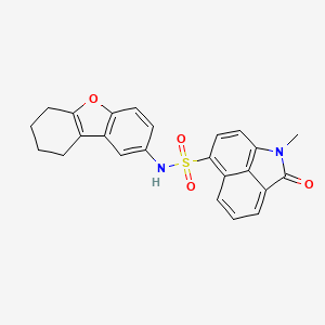 1-methyl-2-oxo-N-(6,7,8,9-tetrahydrodibenzo[b,d]furan-2-yl)-1,2-dihydrobenzo[cd]indole-6-sulfonamide