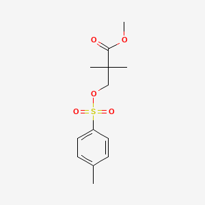 molecular formula C13H18O5S B1147687 Methyl 3-(p-tolylsulfonyloxy)-2,2-dimethylpropanoate CAS No. 25255-56-5