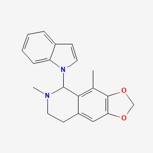 5-(1H-indol-1-yl)-4,6-dimethyl-5,6,7,8-tetrahydro[1,3]dioxolo[4,5-g]isoquinoline