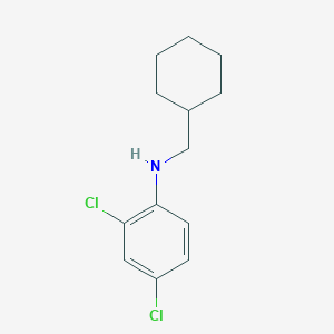 B1147703 2,4-Dichloro-N-(cyclohexylmethyl)aniline CAS No. 132666-31-0