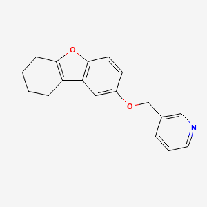 3-[(6,7,8,9-Tetrahydrodibenzo[b,d]furan-2-yloxy)methyl]pyridine