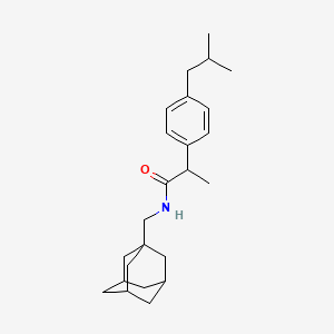 N-(1-adamantylmethyl)-2-(4-isobutylphenyl)propanamide